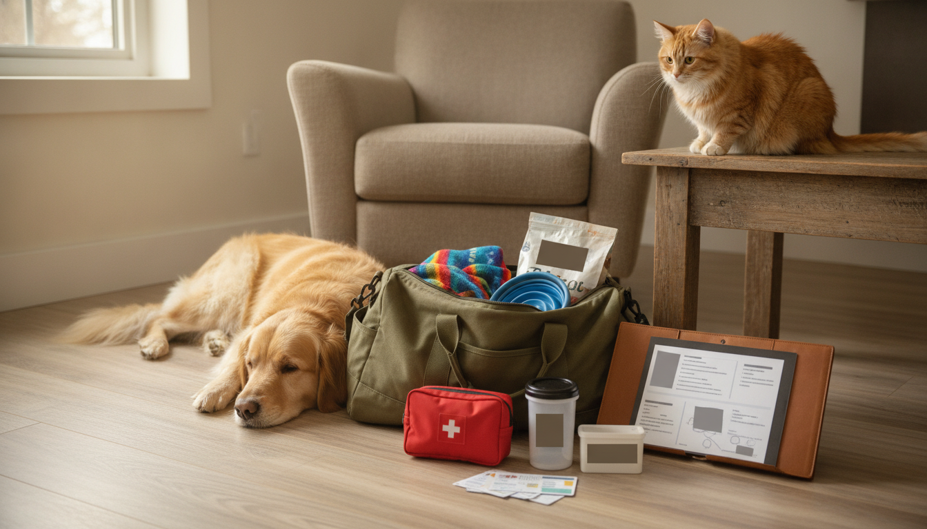 Emergency Pet Plan Checklist: Go-Bag, IDs, and Vet Info